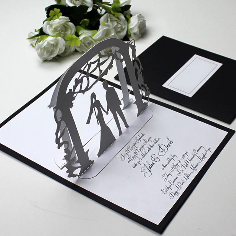 wedding arbor invitation